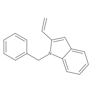 1-Benzyl-2-vinyl-1H-indole结构式