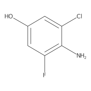 4-Amino-3-chloro-5-fluorophenol Structure