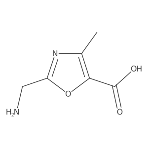 2-(Aminomethyl)-4-methyl-1,3-oxazole-5-carboxylic acid Structure