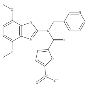 N-(4,7-dimethoxybenzo[d]thiazol-2-yl)-5-nitro-N-(pyridin-3-ylmethyl)furan-2-carboxamide Structure