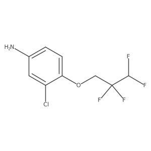 3-Chloro-4-(2,2,3,3-tetrafluoropropoxy)aniline Structure