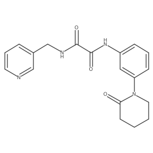 N1-(3-(2-oxopiperidin-1-yl)phenyl)-N2-(pyridin-3-ylmethyl)oxalamide Structure