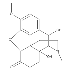 10-Alfa-hydroxyoxycodone结构式