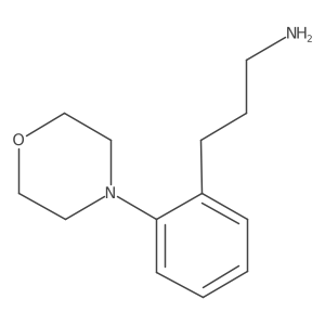 2-(4-Morpholinyl)benzenepropanamine Structure