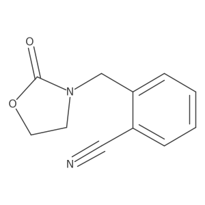 2-[(2-Oxo-1,3-oxazolidin-3-yl)methyl]benzonitrile结构式