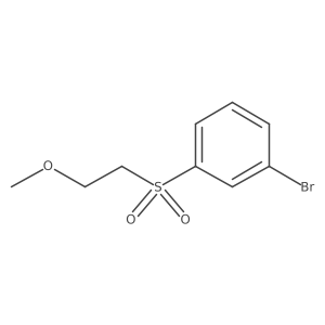 1-Bromo-3-(2-methoxyethylsulfonyl)benzene Structure