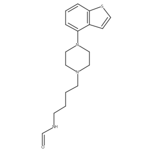 N-[4-[4-(1-benzothiophen-4-yl)piperazin-1-yl]butyl]formamide结构式