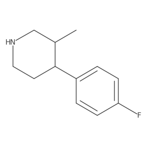 4-(4-Fluorophenyl)-3-methylpiperidine Structure