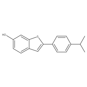 2-(4-Propan-2-ylphenyl)-1-benzothiophen-6-ol Structure