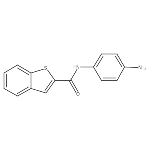 N-(4-aminophenyl)-1-benzothiophene-2-carboxamide Structure