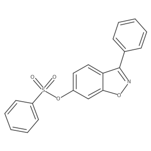 O=S(=O)(Oc1ccc2c(-c3ccccc3)noc2c1)c1ccccc1结构式