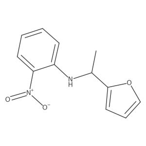 N-[1-(furan-2-yl)ethyl]-2-nitroaniline Structure