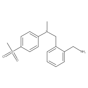 N1-Methyl-N1-[4-(methylsulfonyl)phenyl]-1,2-benzenedimethanamine结构式