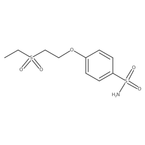 4-(2-(Ethylsulfonyl)ethoxy)benzenesulfonamide结构式