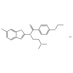N-(2-(dimethylamino)ethyl)-4-(ethylthio)-N-(6-fluorobenzo[d]thiazol-2-yl)benzamide hydrochloride Structure