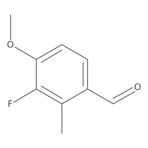 3-Fluoro-4-methoxy-2-methylbenzaldehyde结构式