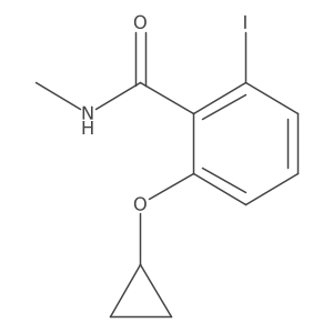 2-Cyclopropoxy-6-iodo-N-methylbenzamide Structure