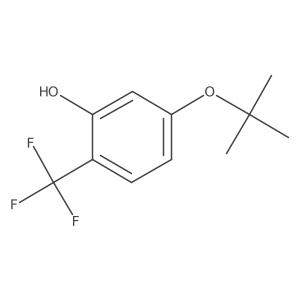 5-Tert-butoxy-2-(trifluoromethyl)phenol Structure