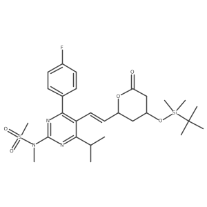 5'-O-tert-Butyldimethylsilyl Rosuvastatin Lactone Structure