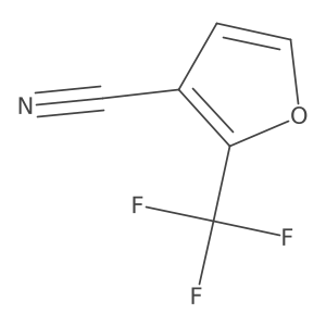 2-(Trifluoromethyl)furan-3-carbonitrile结构式