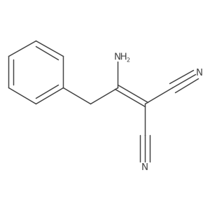 2-(1-Amino-2-phenyl-ethylidene)-malononitrile结构式