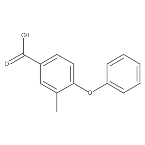 3-Methyl-4-phenoxybenzoic acid结构式