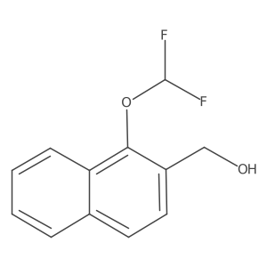 1-(Difluoromethoxy)naphthalene-2-methanol Structure