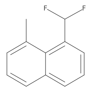 1-(Difluoromethyl)-8-methylnaphthalene Structure