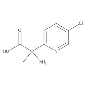 2-Pyridineacetic acid, I+/--amino-5-chloro-I+/--methyl-结构式