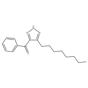 (5-Octyl-2H-1,2,3-triazol-4-yl)phenylmethanone结构式