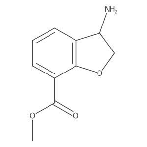 Methyl 3-amino-2,3-dihydro-1-benzofuran-7-carboxylate Structure