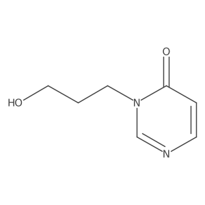 3-(3-Hydroxypropyl)-3,4-dihydropyrimidin-4-one结构式