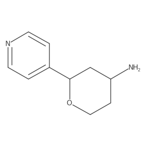 2-(Pyridin-4-yl)oxan-4-amine Structure
