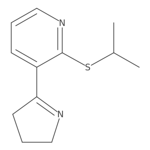 3-(3,4-Dihydro-2H-pyrrol-5-yl)-2-(isopropylthio)pyridine Structure
