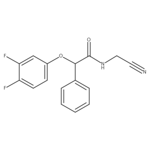 N-(cyanomethyl)-2-(3,4-difluorophenoxy)-2-phenylacetamide Structure