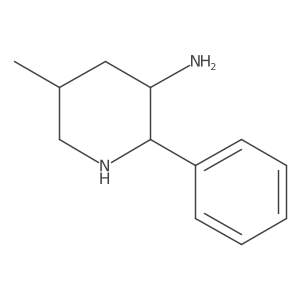5-Methyl-2-phenylpiperidin-3-amine结构式