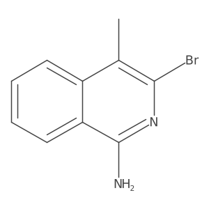 3-Bromo-4-methylisoquinolin-1-amine Structure