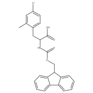 N-Fmoc-2-methyl-4-chloro-L-phenylalanine Structure