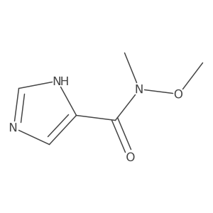 N-methoxy-N-methyl-1H-imidazole-5-carboxamide Structure