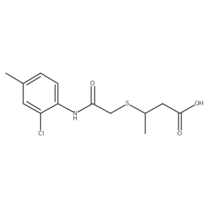 3-({[(2-Chloro-4-methylphenyl)carbamoyl]methyl}sulfanyl)butanoic acid Structure