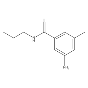 3-amino-5-methyl-N-propylbenzamide Structure