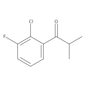 1-(2-Chloro-3-fluorophenyl)-2-methylpropan-1-one结构式
