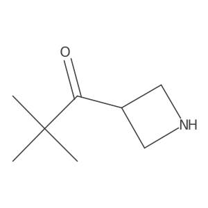 1-(Azetidin-3-yl)-2,2-dimethylpropan-1-one Structure