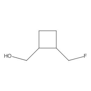 (2-(Fluoromethyl)cyclobutyl)methanol Structure