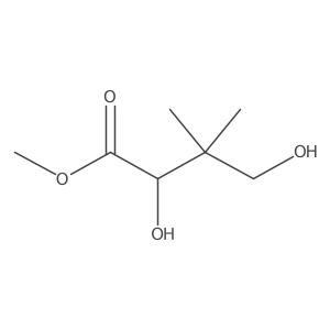 Methyl 2,4-dihydroxy-3,3-dimethylbutanoate Structure