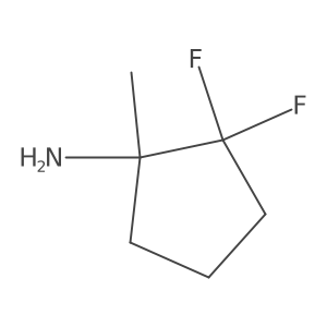 2,2-Difluoro-1-methylcyclopentan-1-amine Structure