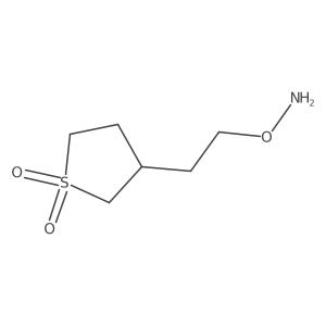 3-[2-(Aminooxy)ethyl]-1lambda6-thiolane-1,1-dione结构式