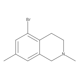 5-Bromo-2,7-dimethyl-1,2,3,4-tetrahydroisoquinoline Structure