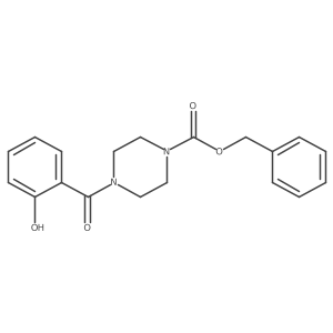 Benzyl 4-(2-hydroxybenzoyl)piperazine-1-carboxylate Structure