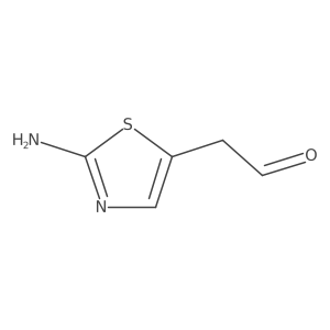 2-(2-Aminothiazol-5-yl)acetaldehyde结构式